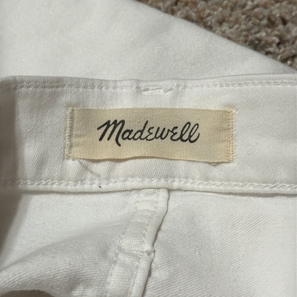Madewell Crisp White Denim High Rise Skinny Jeans - Picture 5 of 7